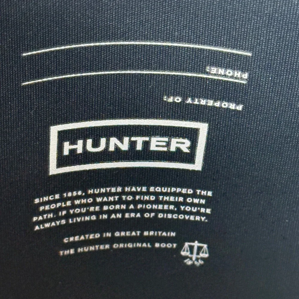 Hunter Womens Original Short Rain Boot Matte Black WFS1000RMA US 9 UK 7 EU 40/41